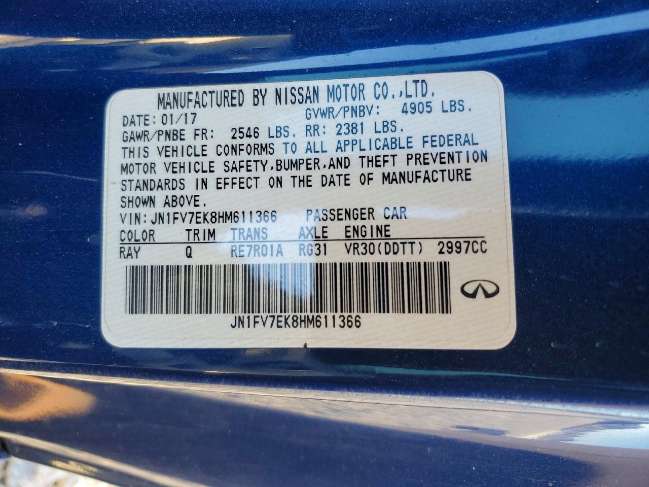 2017 Infiniti Q60 Red Sport 400 - zdjęcie 13