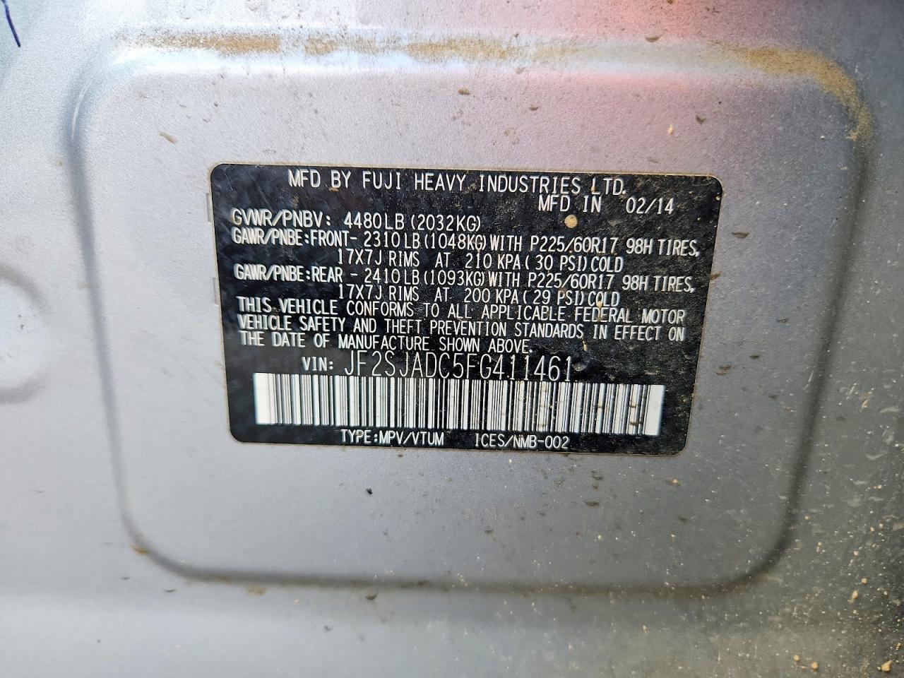 2015 Subaru Forester 2.5I Premium - zdjęcie 13