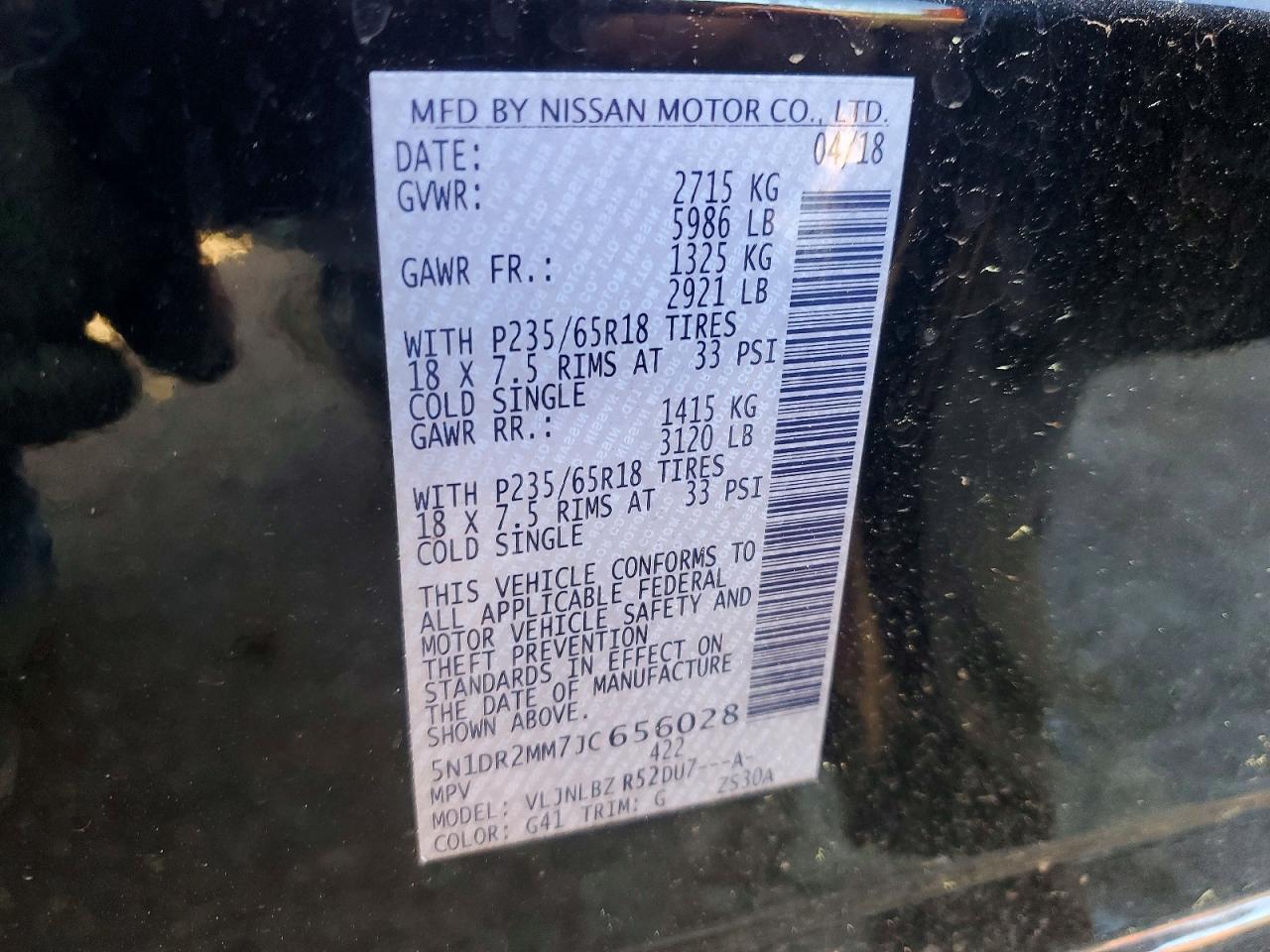 2018 Nissan Pathfinder S - zdjęcie 13