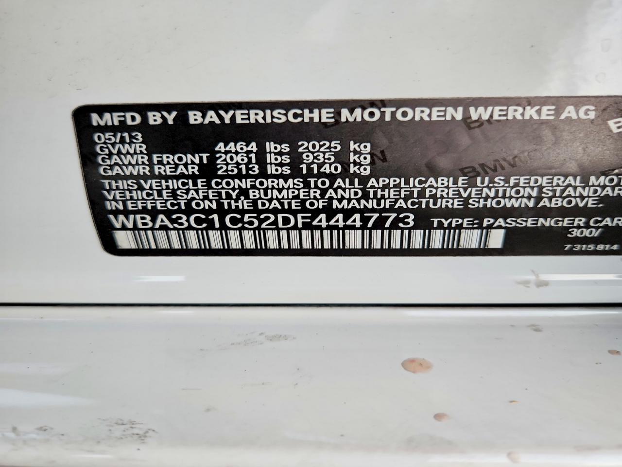 2013 BMW 328 I Sulev - zdjęcie 14