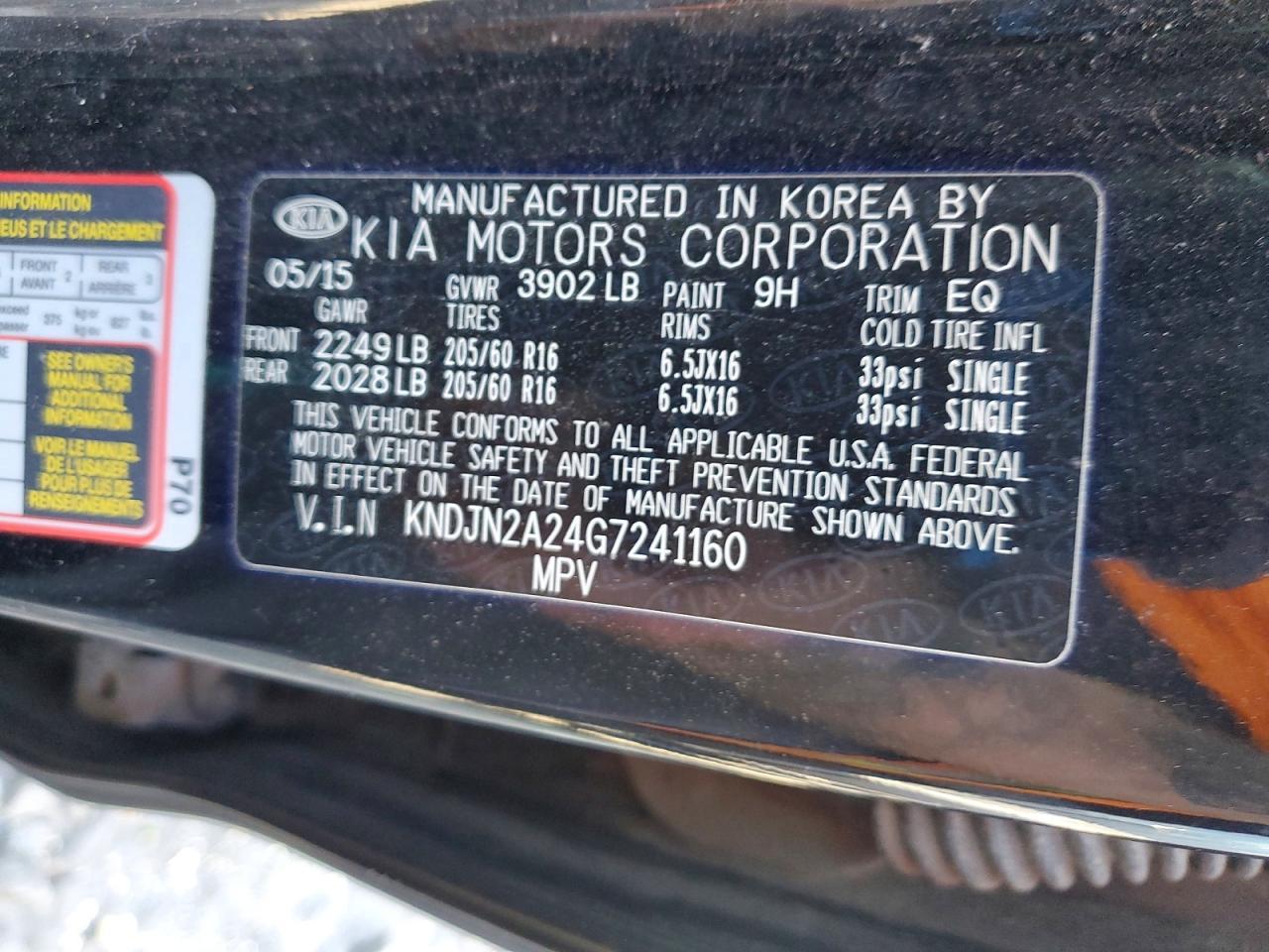 2016 Kia Soul Base - zdjęcie 13