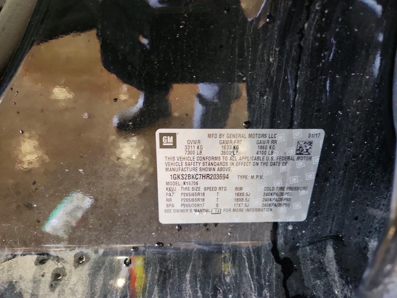 2017 GMC Yukon Slt - zdjęcie 12