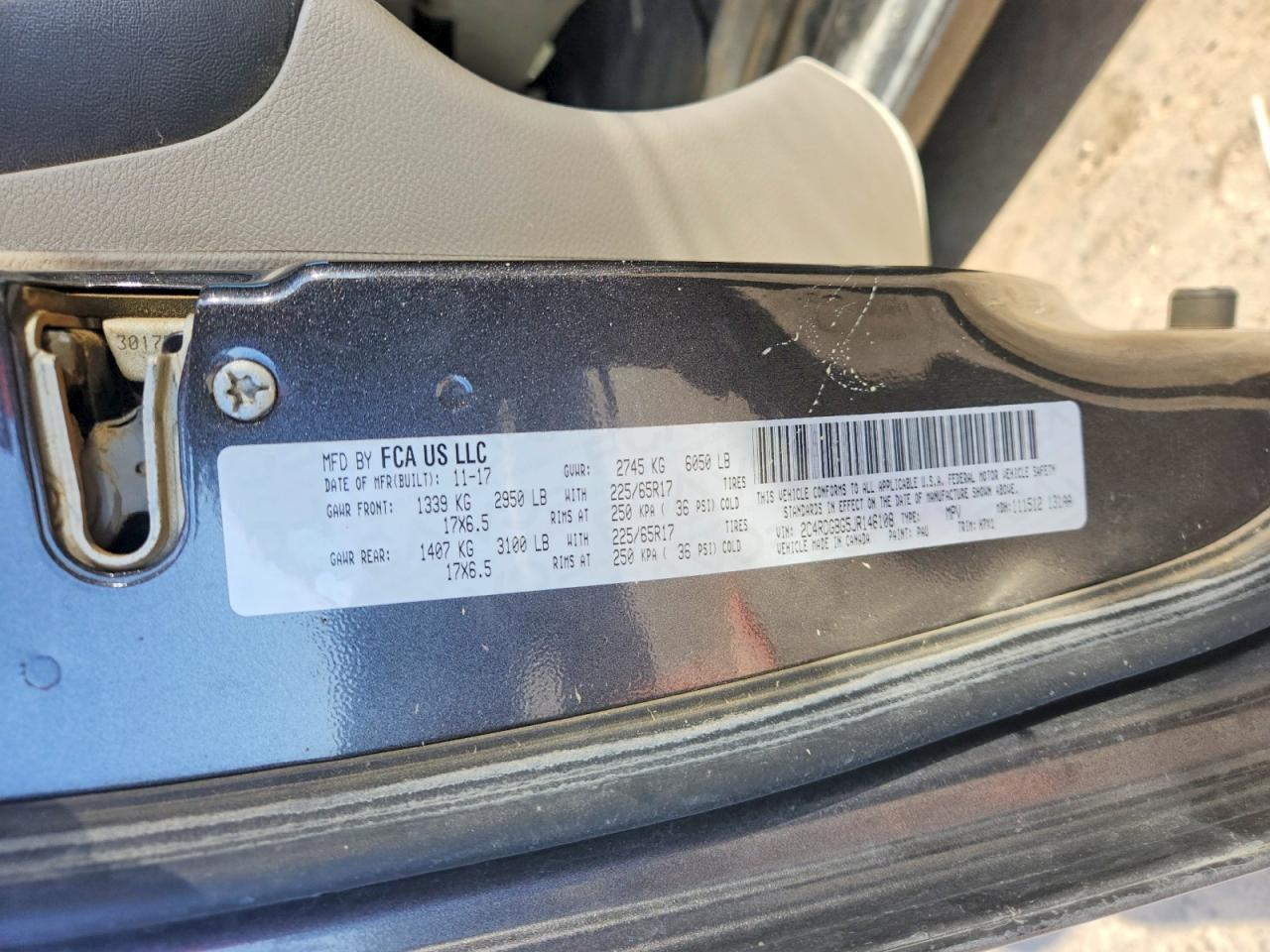 2018 Dodge Grand Caravan Se - zdjęcie 13