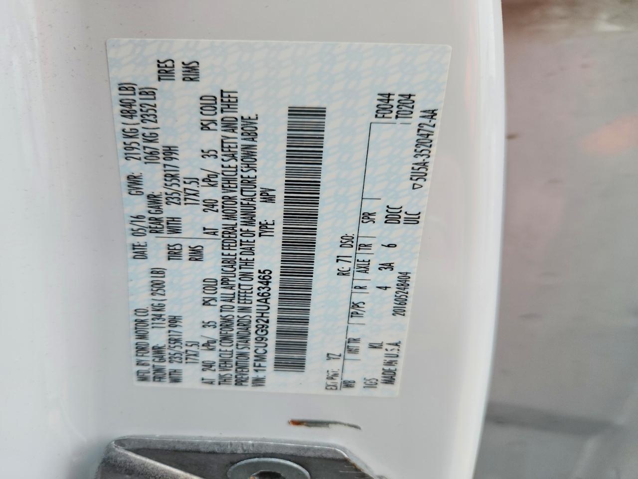 2017 Ford Escape Se - zdjęcie 13