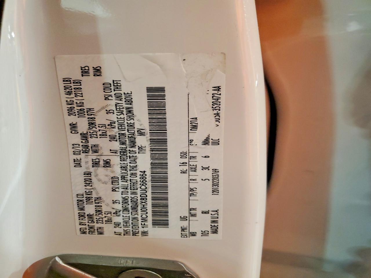 2013 Ford Escape Sel - zdjęcie 13