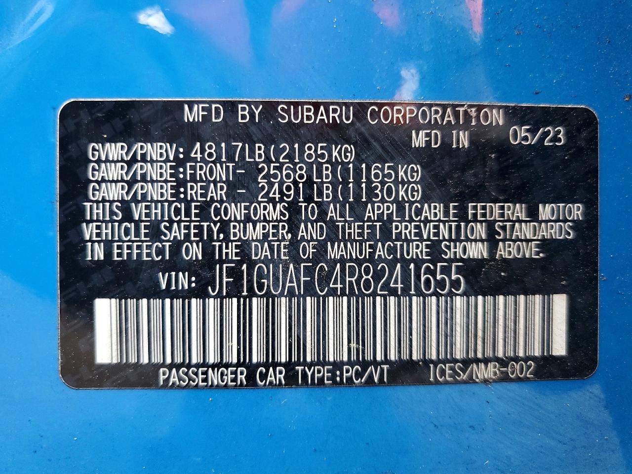 2024 Subaru Impreza Sport - zdjęcie 12