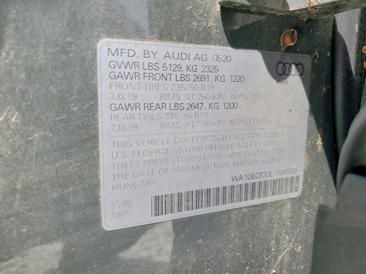 2020 Audi Q3 Premium S Line - zdjęcie 13
