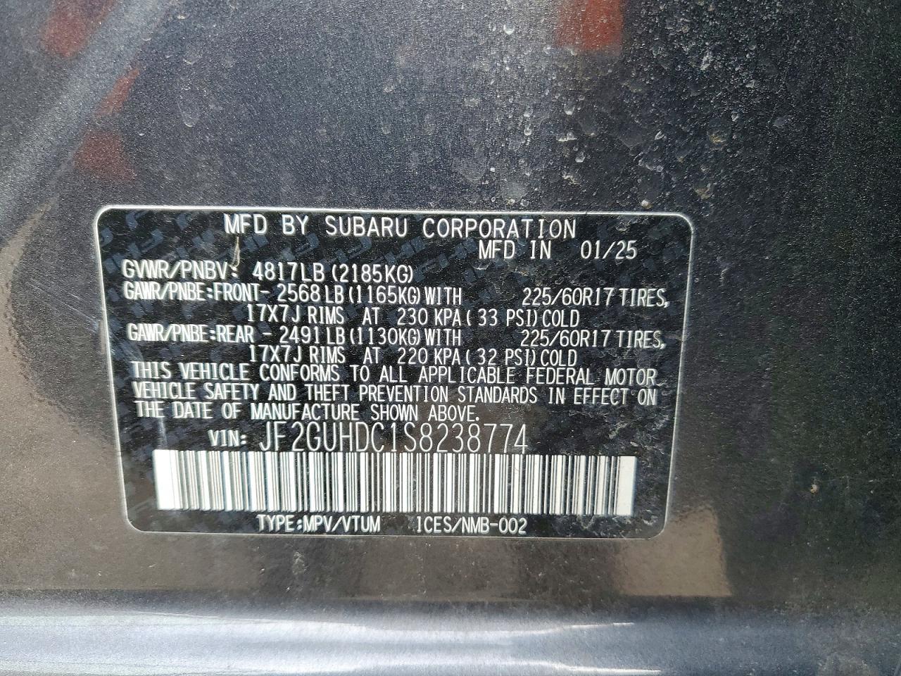 2025 Subaru Crosstrek Premium - zdjęcie 13