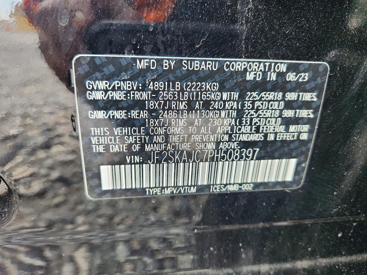 2023 Subaru Forester Sport - zdjęcie 13