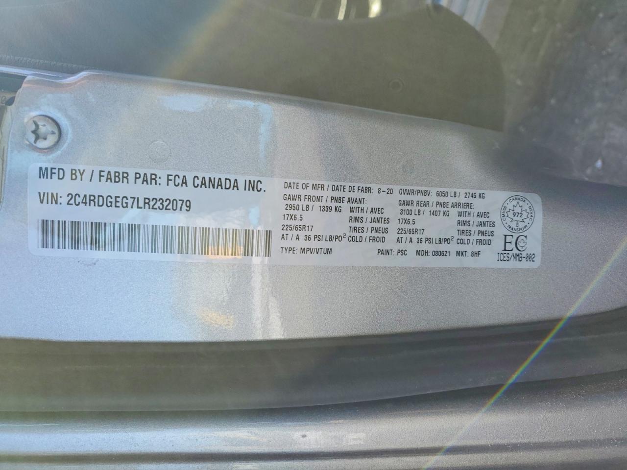 2020 Dodge Grand Caravan Gt - zdjęcie 13