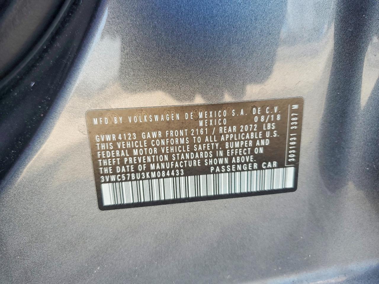 2019 Volkswagen Jetta S - zdjęcie 12