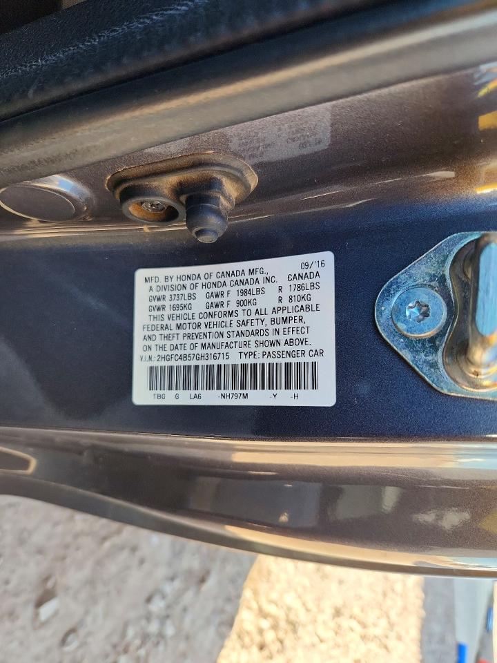 2016 Honda Civic Lx - zdjęcie 12