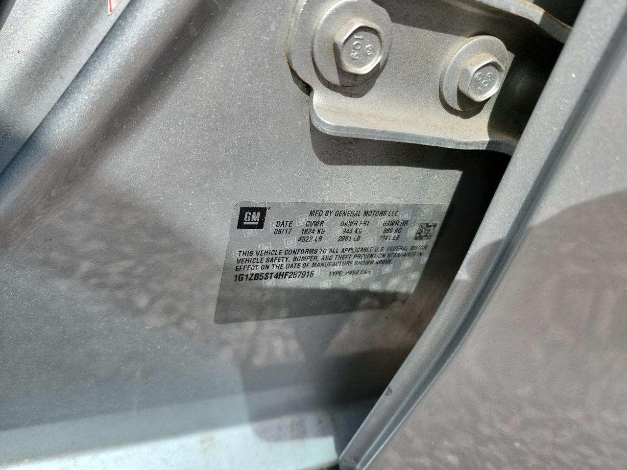 2017 Chevrolet Malibu Ls - zdjęcie 13