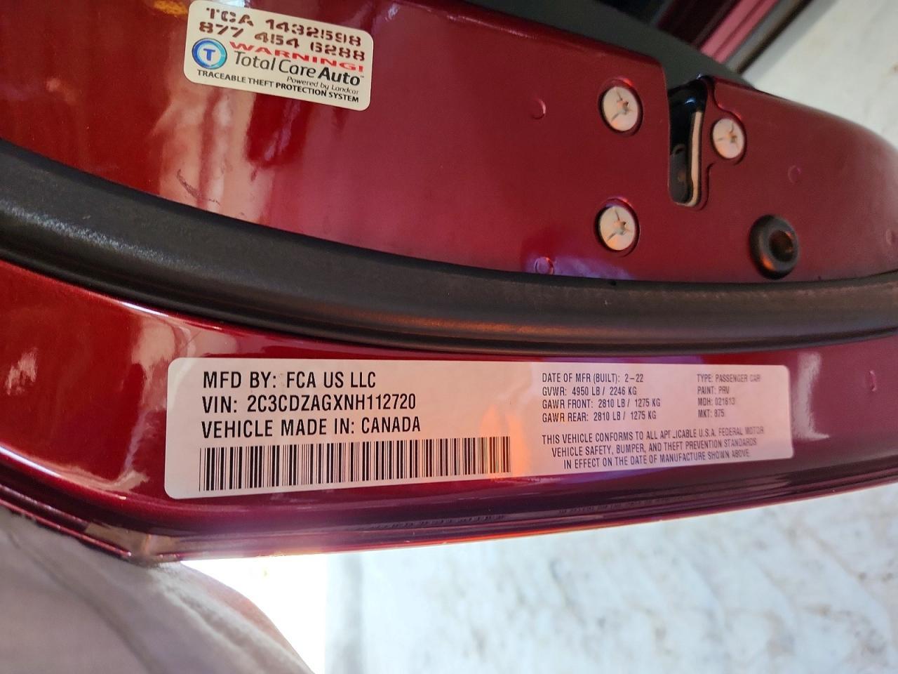 2022 Dodge Challenger Sxt - zdjęcie 12