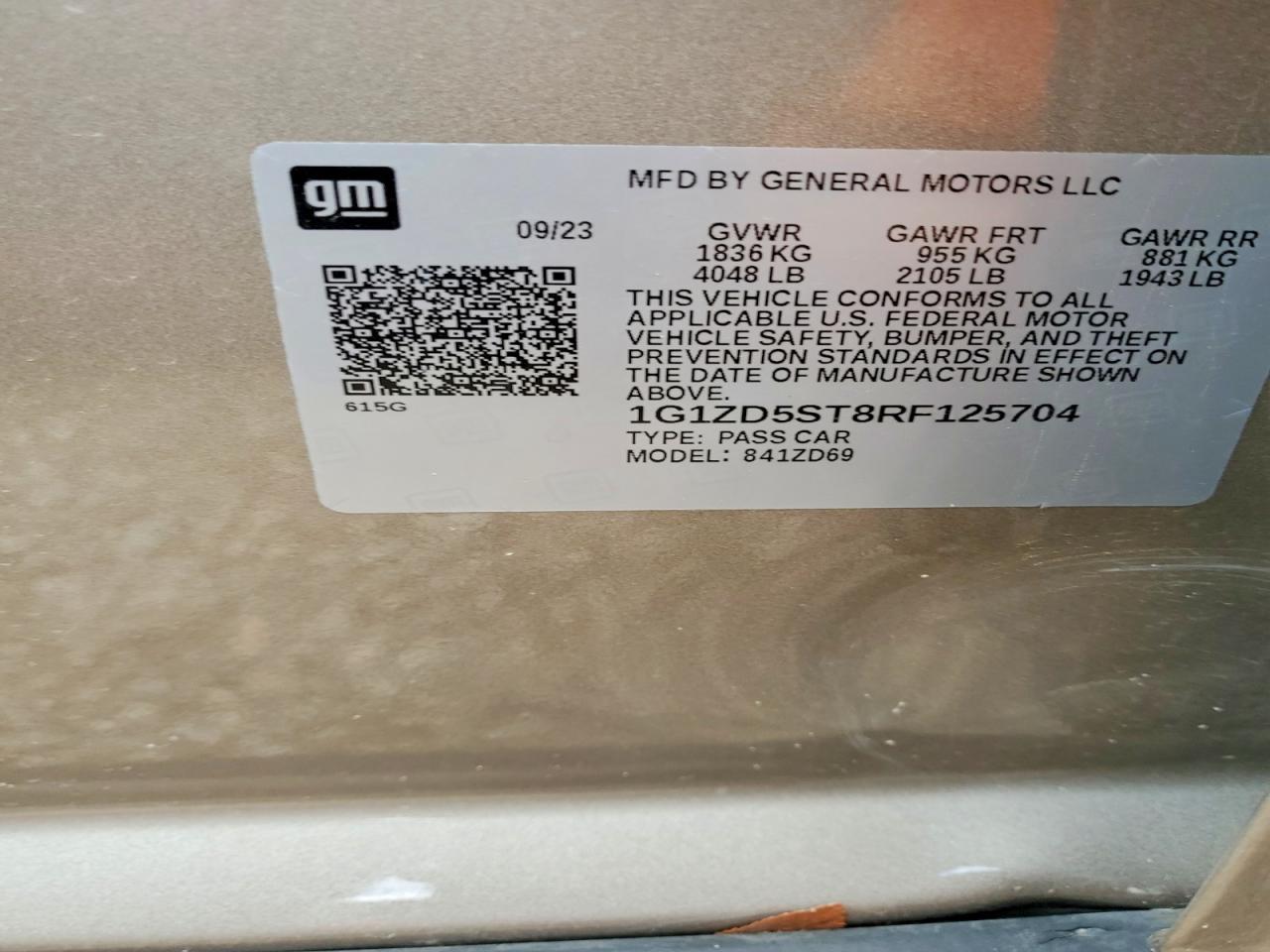 2024 Chevrolet Malibu Lt - zdjęcie 12