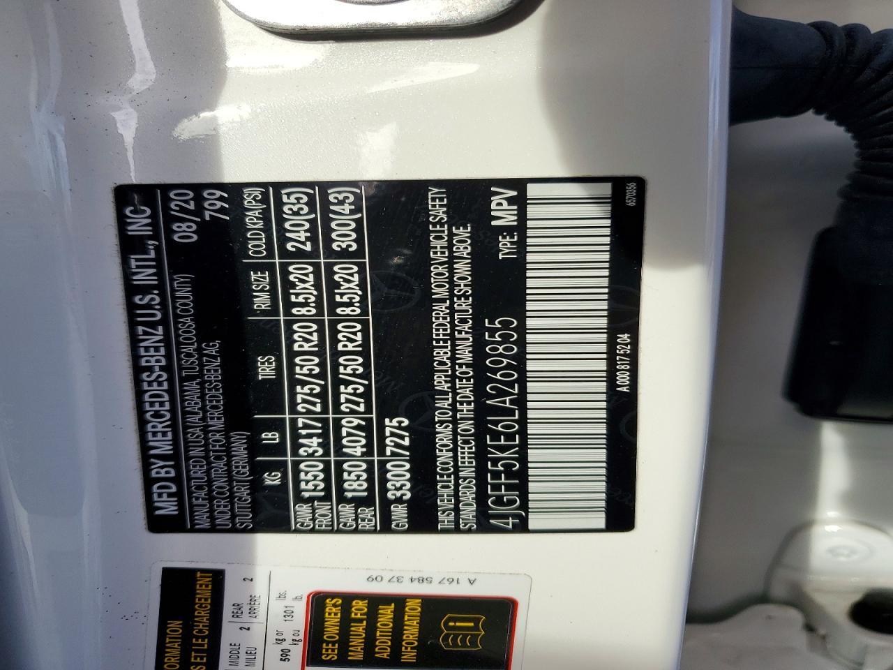 2020 Mercedes-Benz Gls 450 4Matic - zdjęcie 13