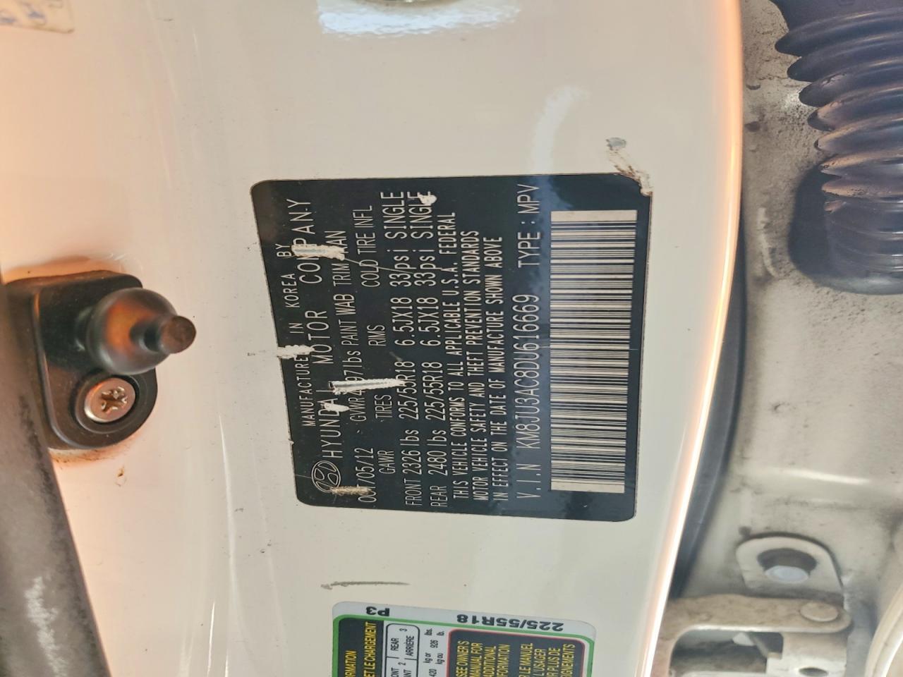 2013 Hyundai Tucson Limited - zdjęcie 13