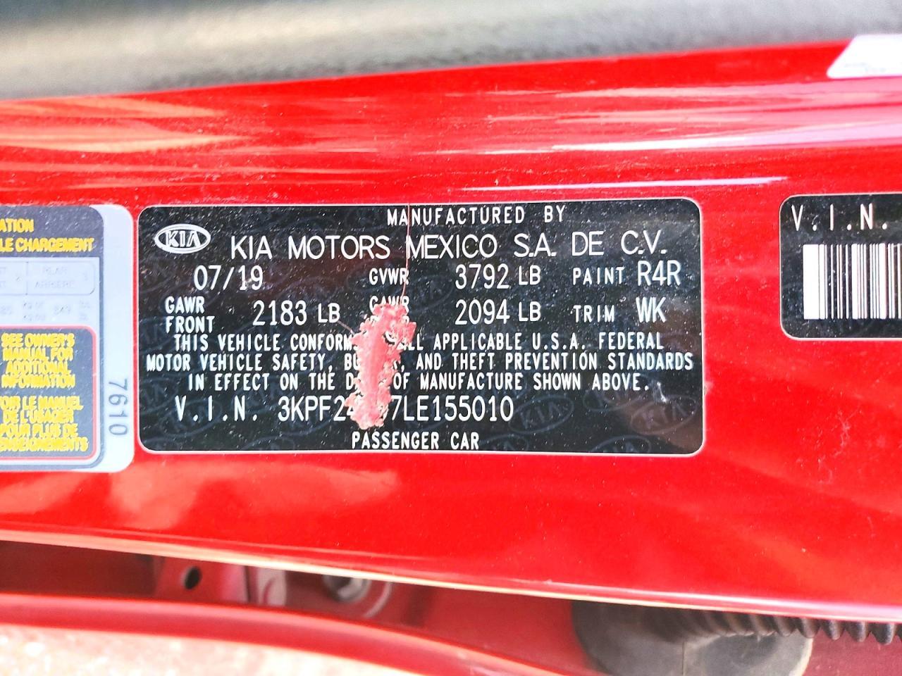 2020 Kia Forte Lxs - zdjęcie 13