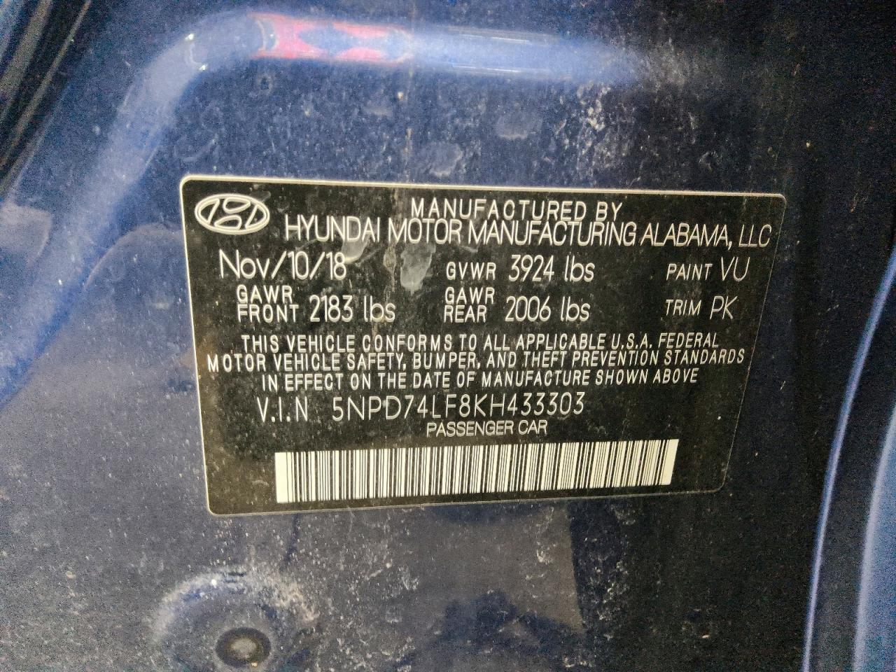 2019 Hyundai Elantra Se - zdjęcie 12