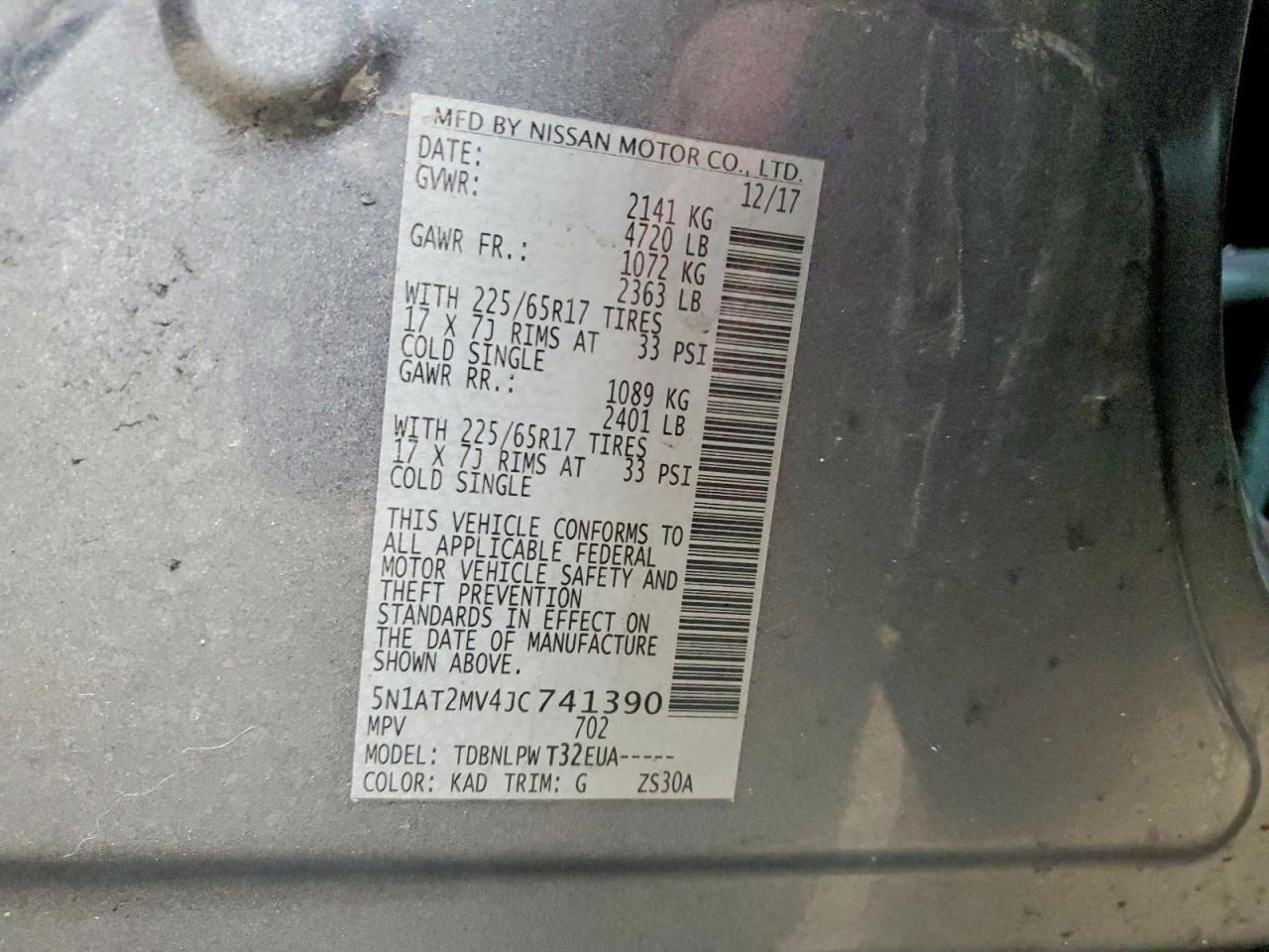 2018 Nissan Rogue S - zdjęcie 13