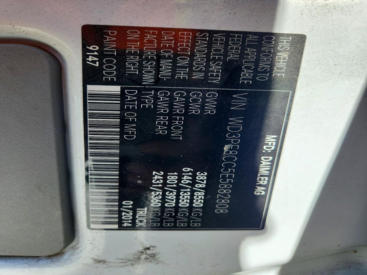 2014 Mercedes-Benz Sprinter 2500 - zdjęcie 13