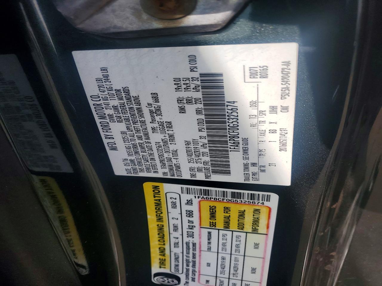 2016 Ford Mustang Gt - zdjęcie 13