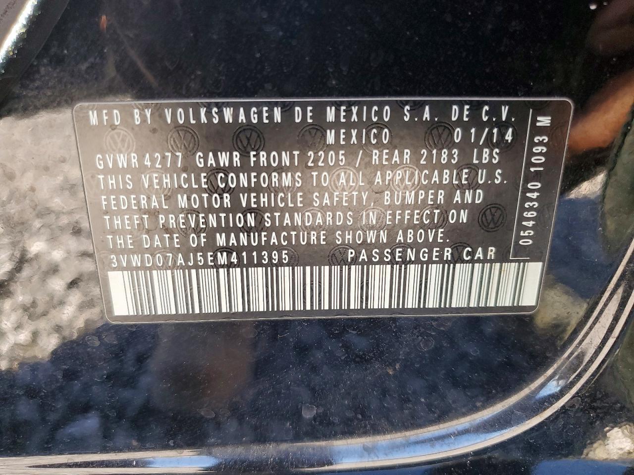 2014 Volkswagen Jetta Se - zdjęcie 12