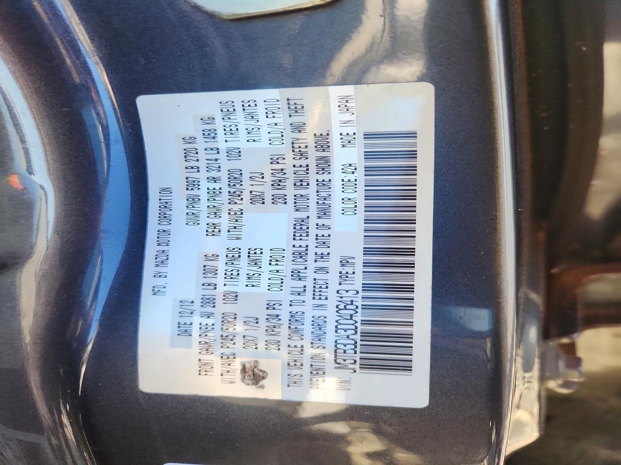 2013 Mazda Cx-9 Grand Touring - zdjęcie 13