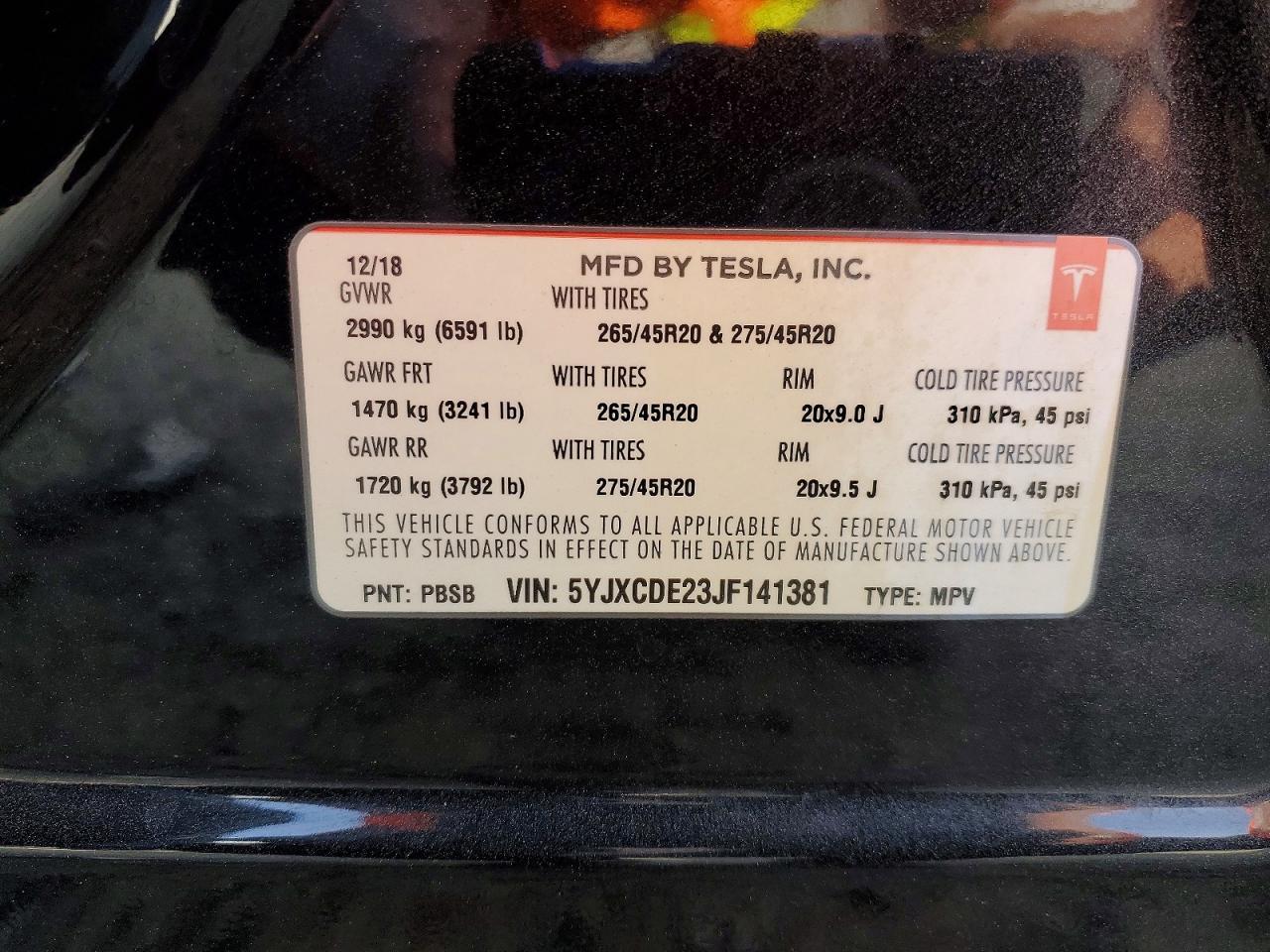 2018 Tesla Model X - zdjęcie 13