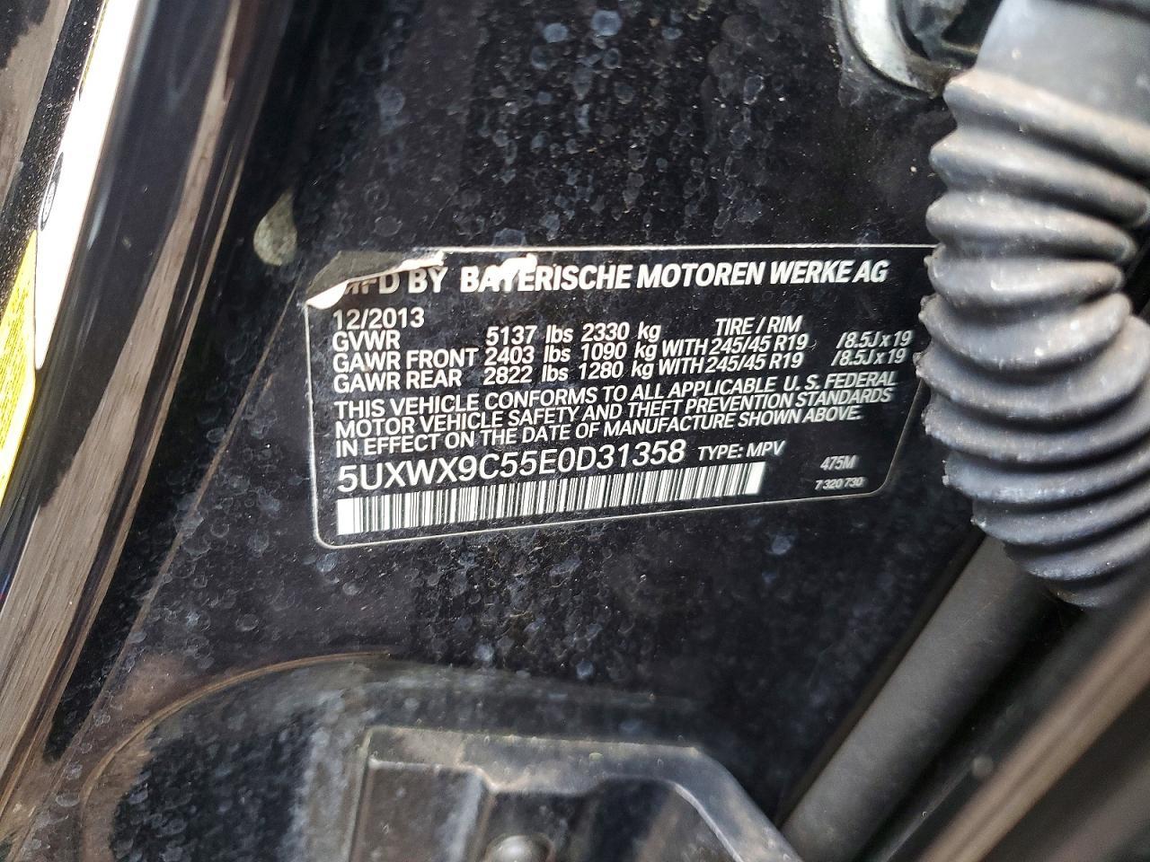 2014 BMW X3 xDrive28I - zdjęcie 13