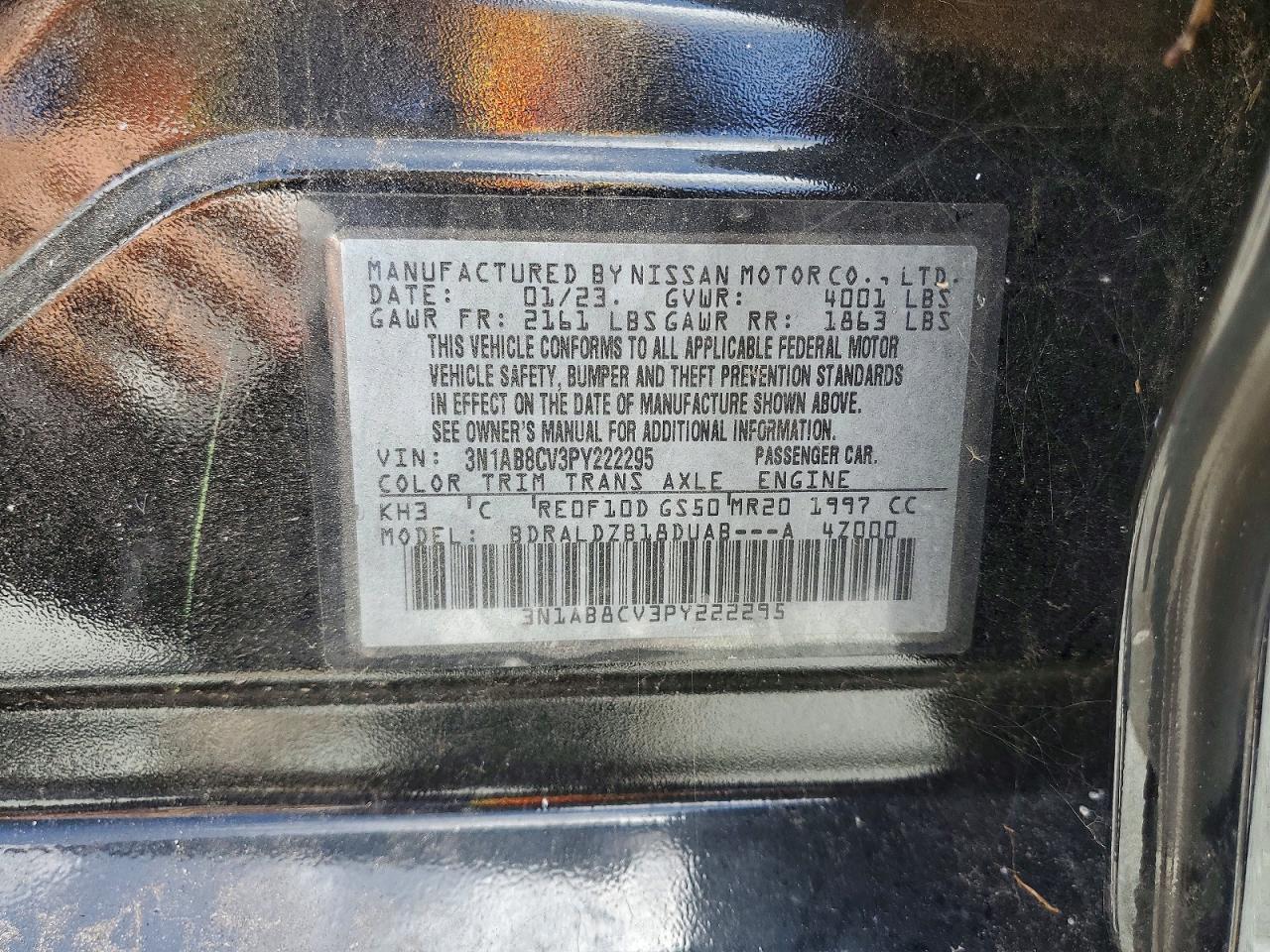 2023 Nissan Sentra Sv - zdjęcie 12