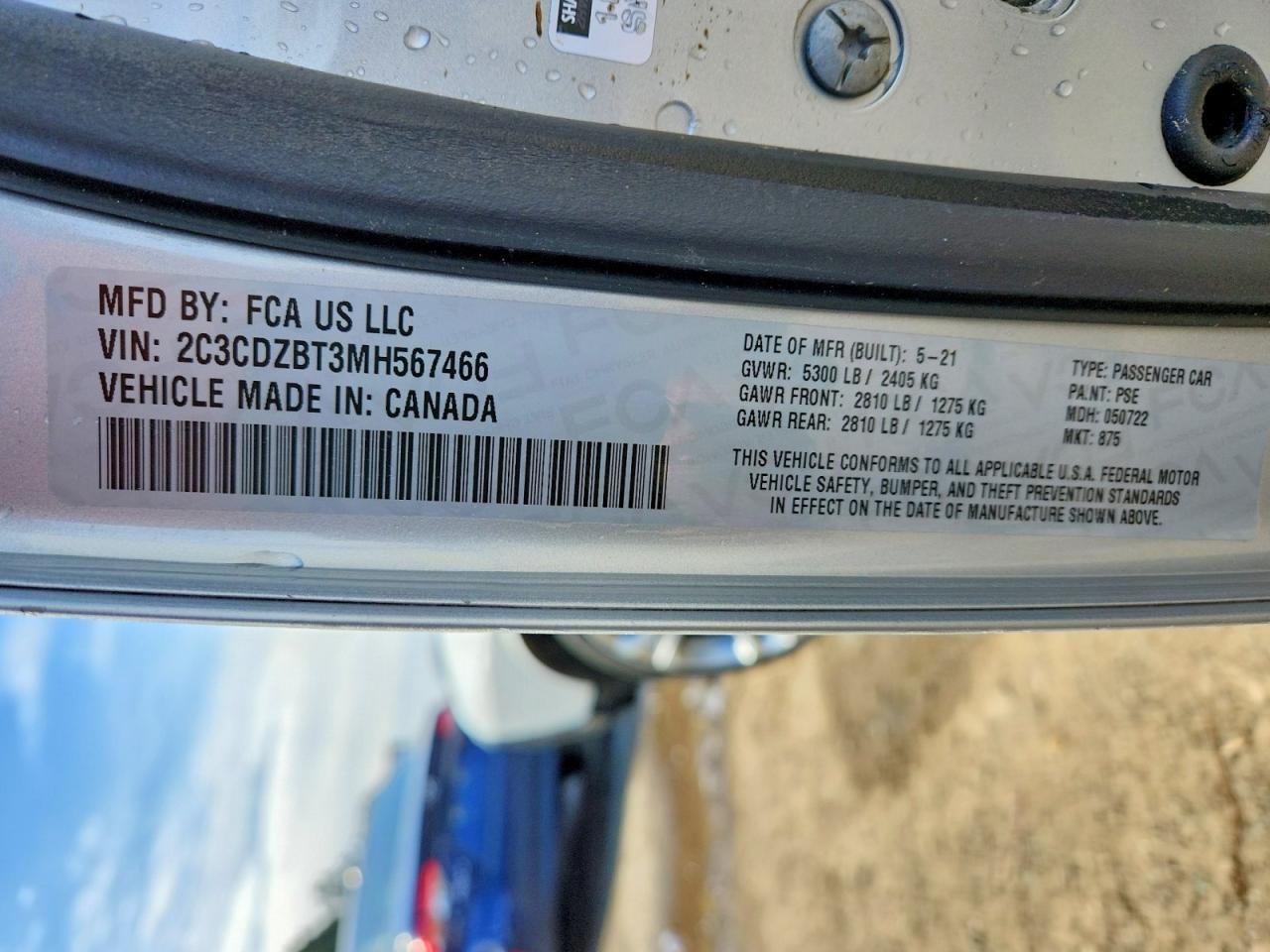 2021 Dodge Challenger R - zdjęcie 12