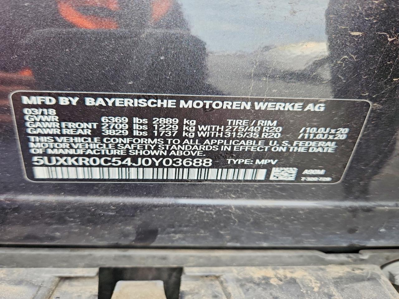 2018 BMW X5 xDrive35I - zdjęcie 13