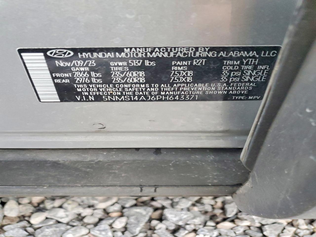 2023 Hyundai Santa Fe Se - zdjęcie 13