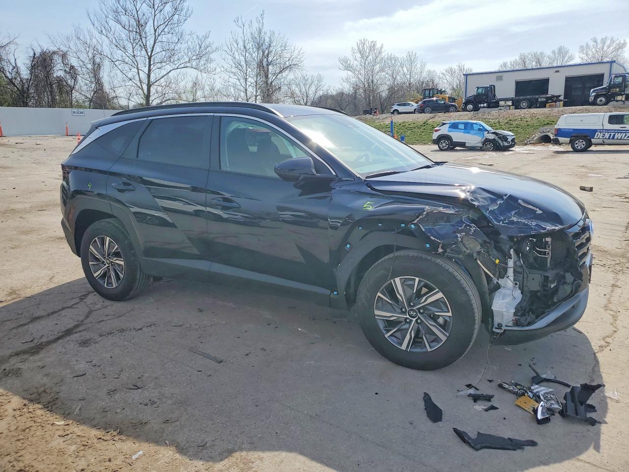 2024 Hyundai Tucson Hybrid Blue - zdjęcie 4