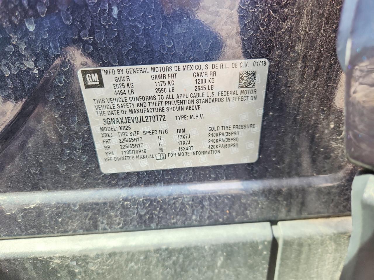 2018 Chevrolet Equinox Lt - zdjęcie 12
