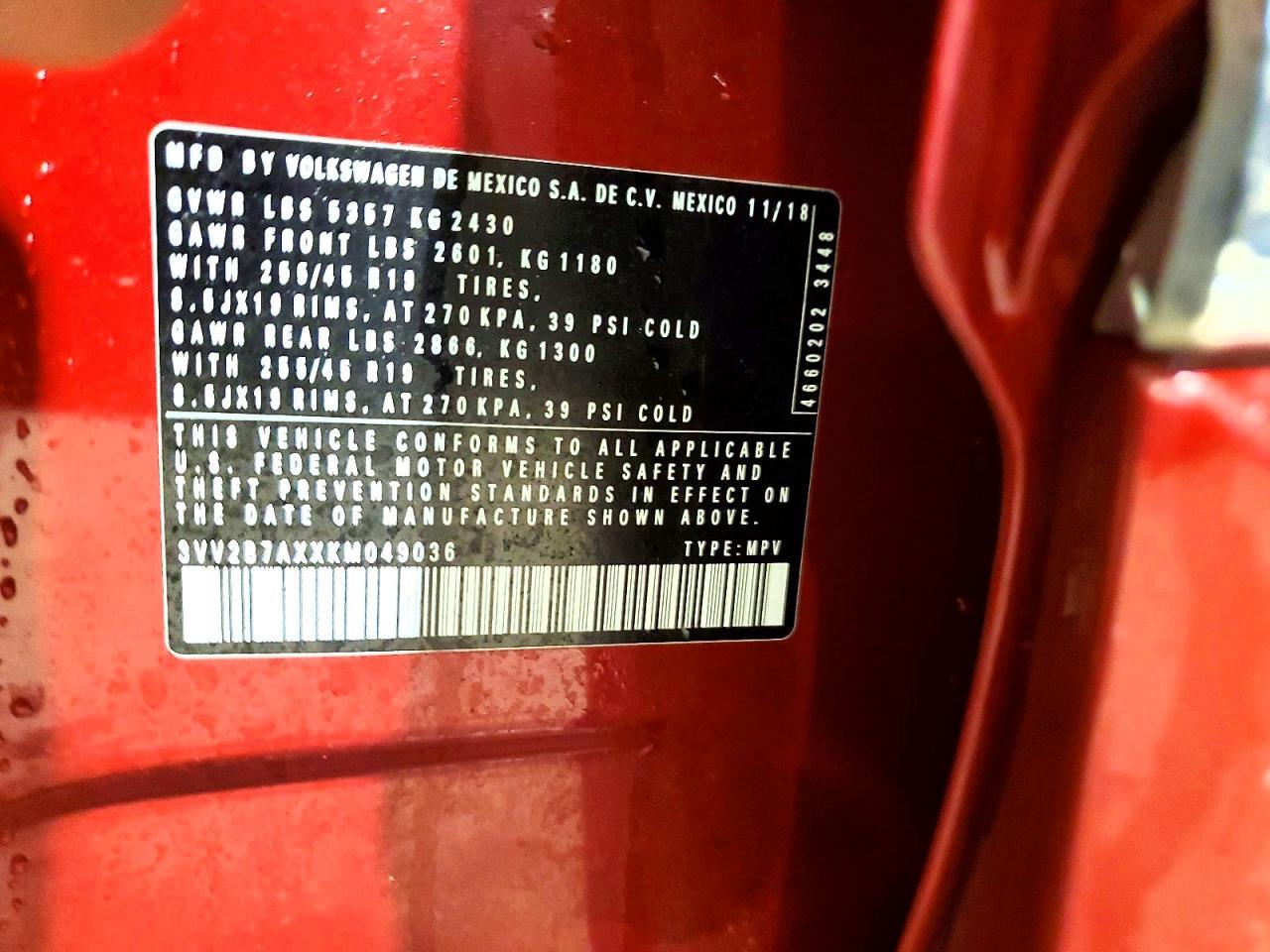 2019 Volkswagen Tiguan Se - zdjęcie 14