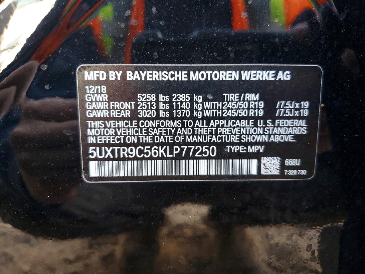 2019 BMW X3 xDrive30I - zdjęcie 13