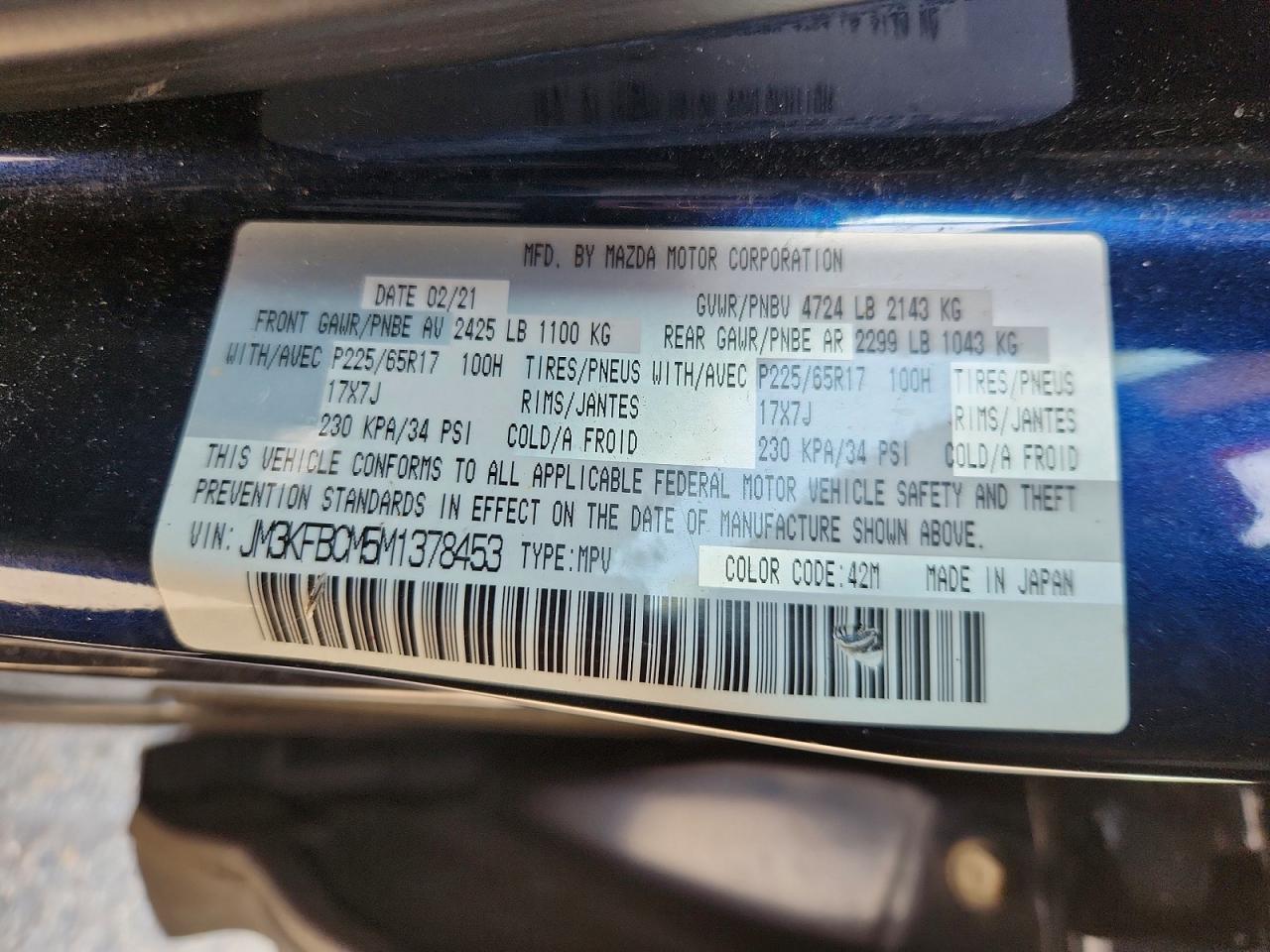 2021 Mazda Cx-5 Touring - zdjęcie 12