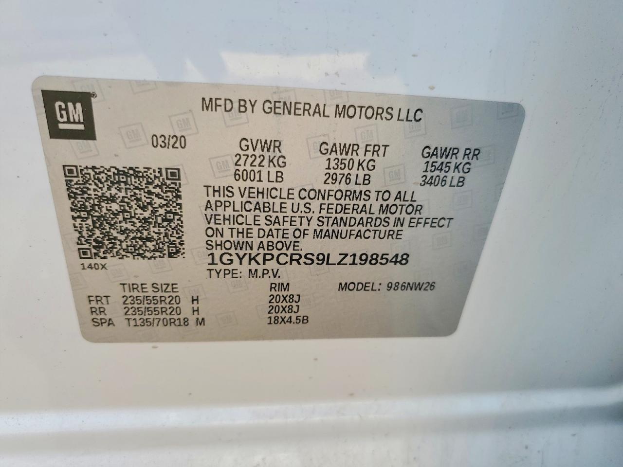 2020 Cadillac Xt6 Premium Luxury - zdjęcie 12