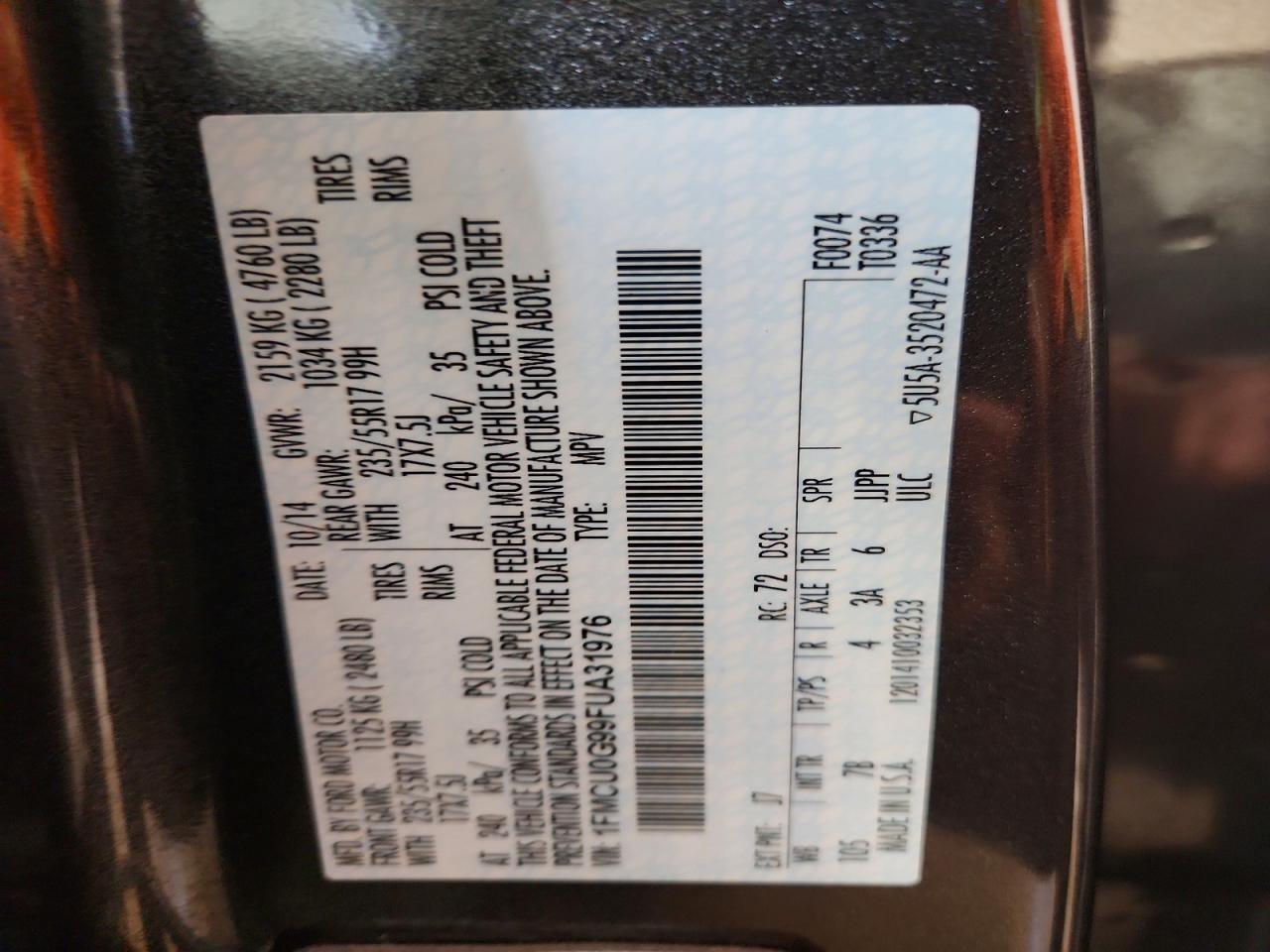 2015 Ford Escape Se - zdjęcie 13