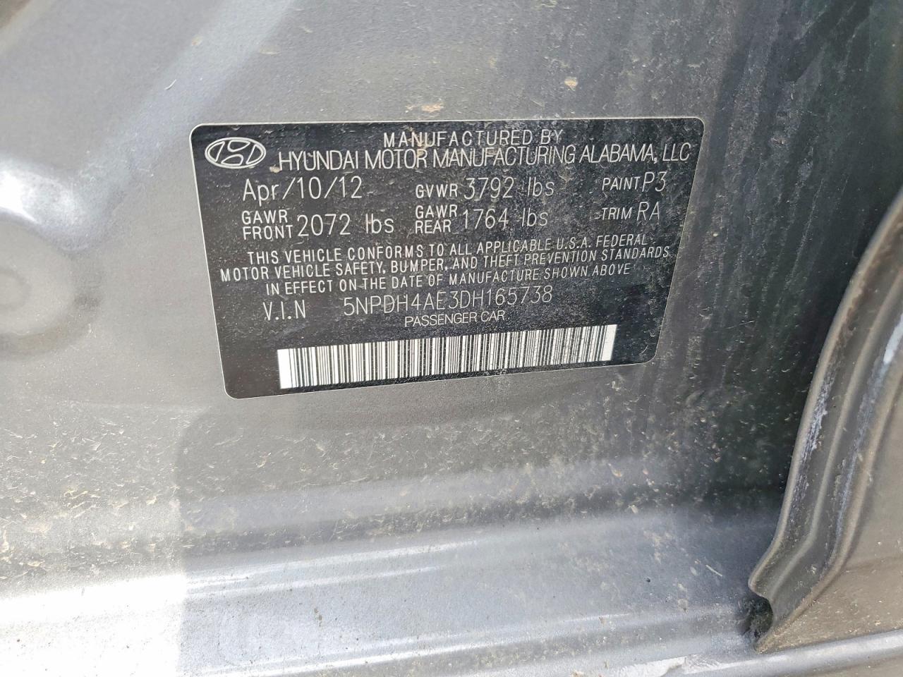 2013 Hyundai Elantra Gls - zdjęcie 12