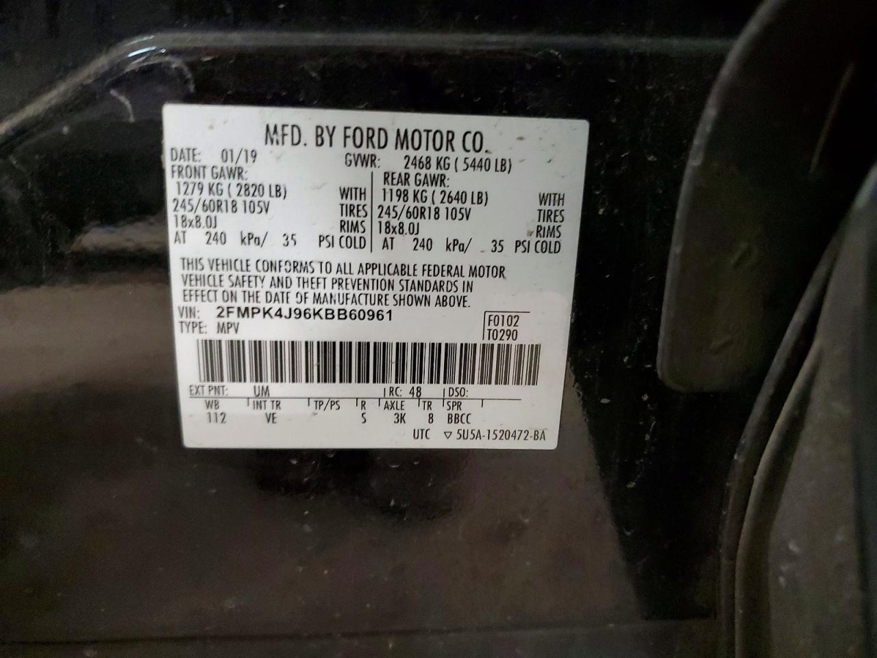 2019 Ford Edge Sel - zdjęcie 14