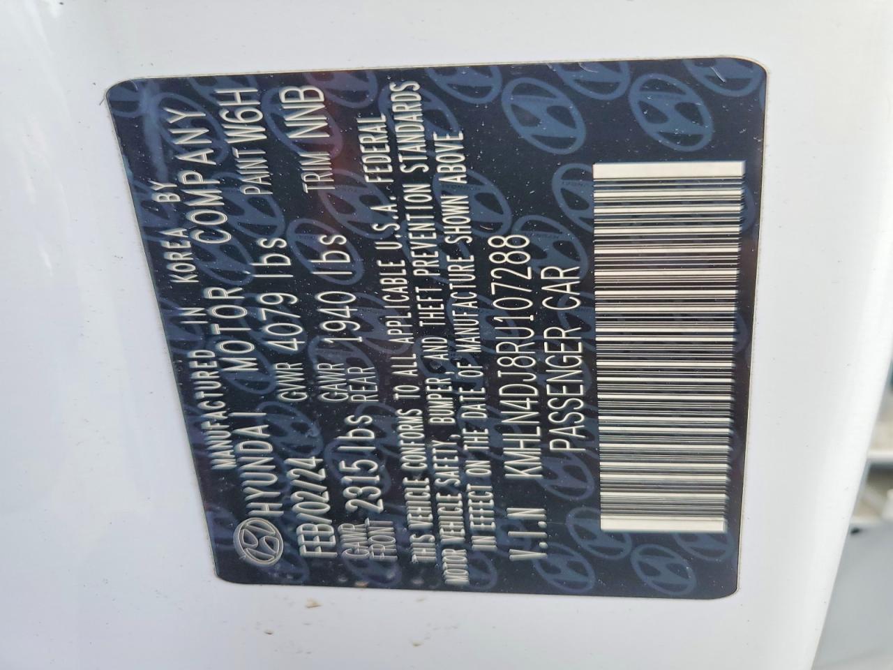 2024 Hyundai Elantra Hybrid Limited - zdjęcie 12