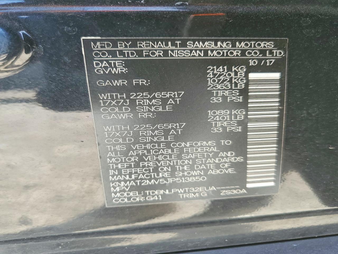 2018 Nissan Rogue S - zdjęcie 14