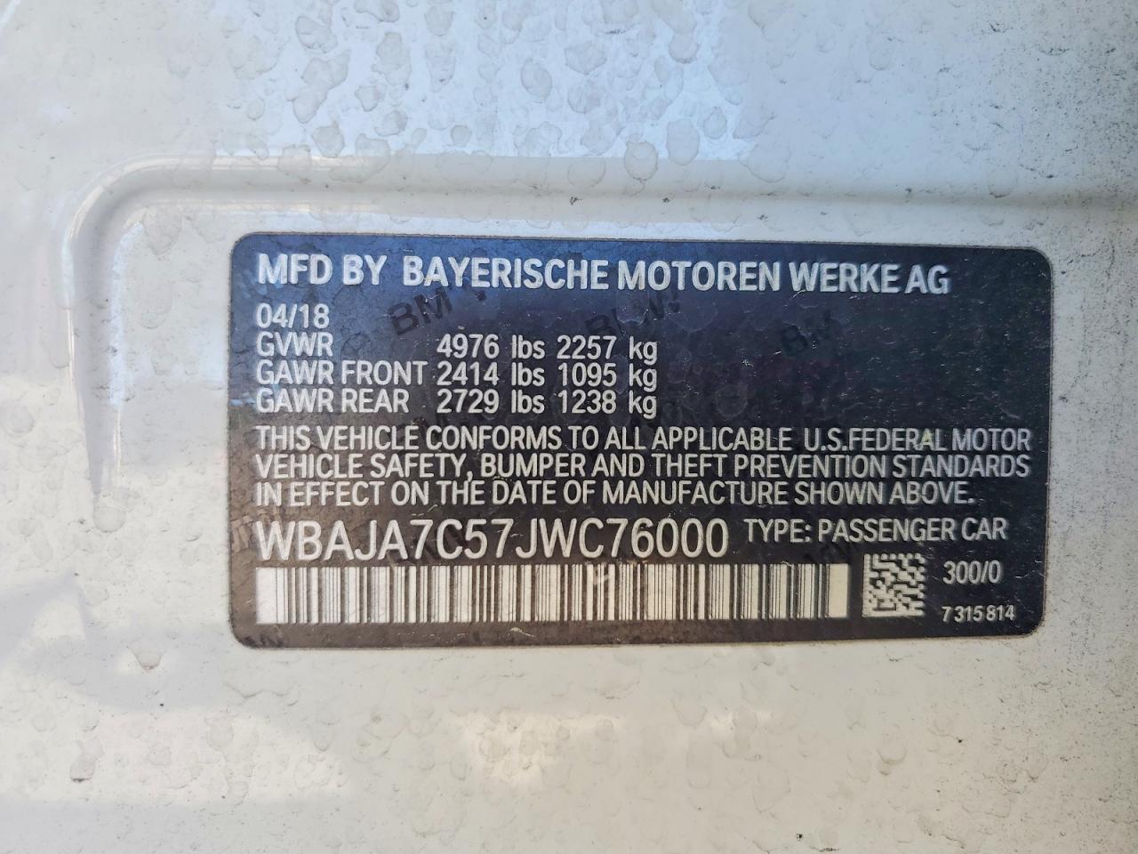 2018 BMW 530 Xi - zdjęcie 12