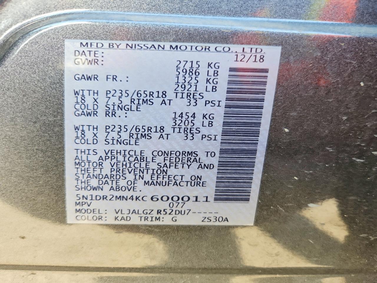 2019 Nissan Pathfinder Sl - zdjęcie 13