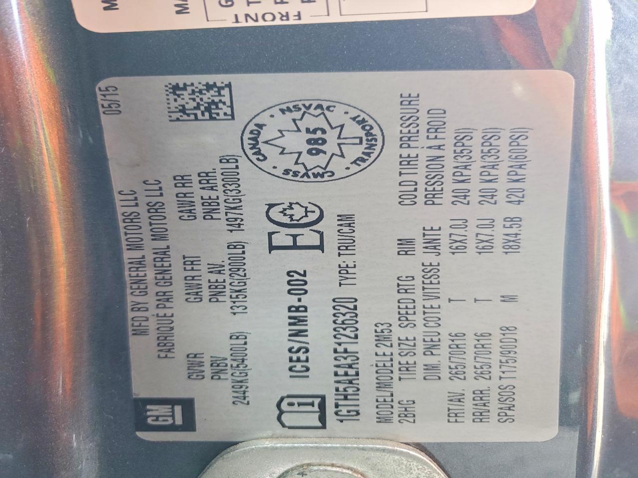 2015 GMC Canyon - zdjęcie 12