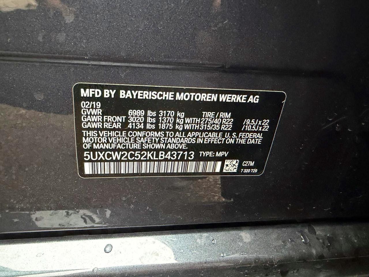 2019 BMW X7 xDrive40I - zdjęcie 10