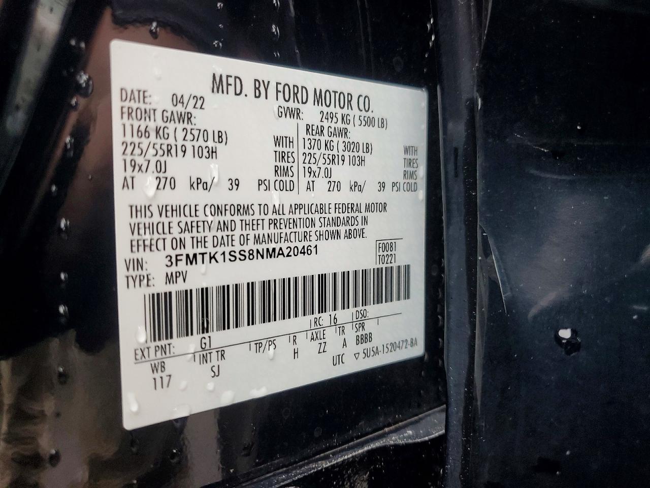 2022 Ford Mustang Mach-E Select - zdjęcie 13